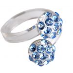 Anello contrariè cabu mini pavè swarovski