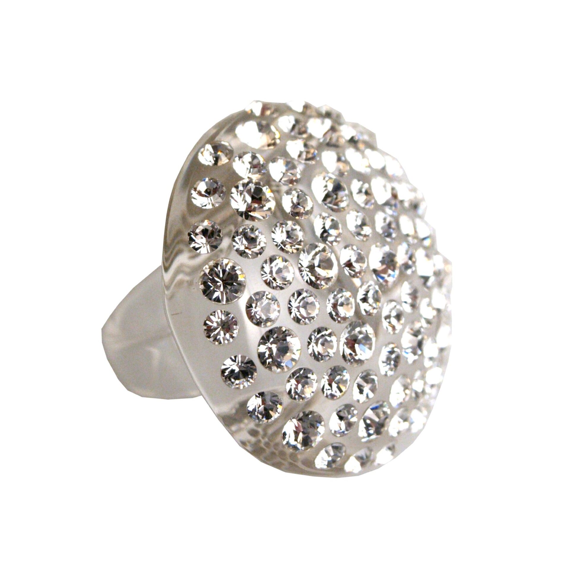 Anello Prince trasparente swarovski crystal