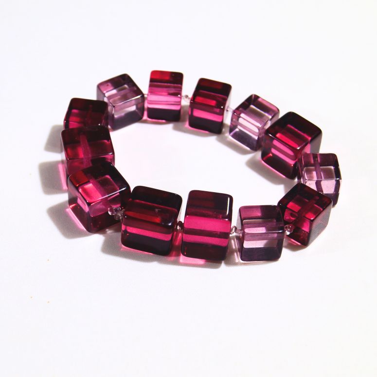 Bracciale elastico cubetti