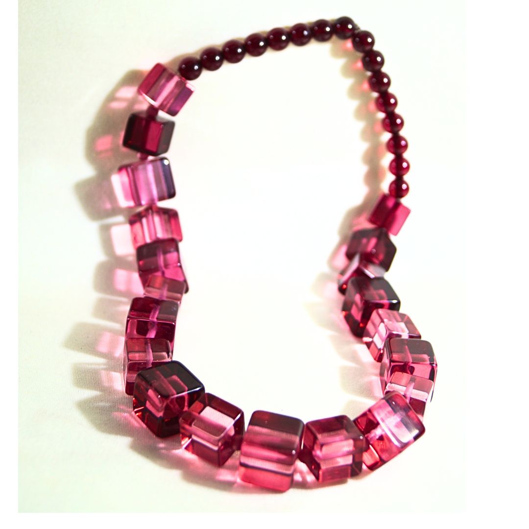 Collana Girocollo Cubetti Misti