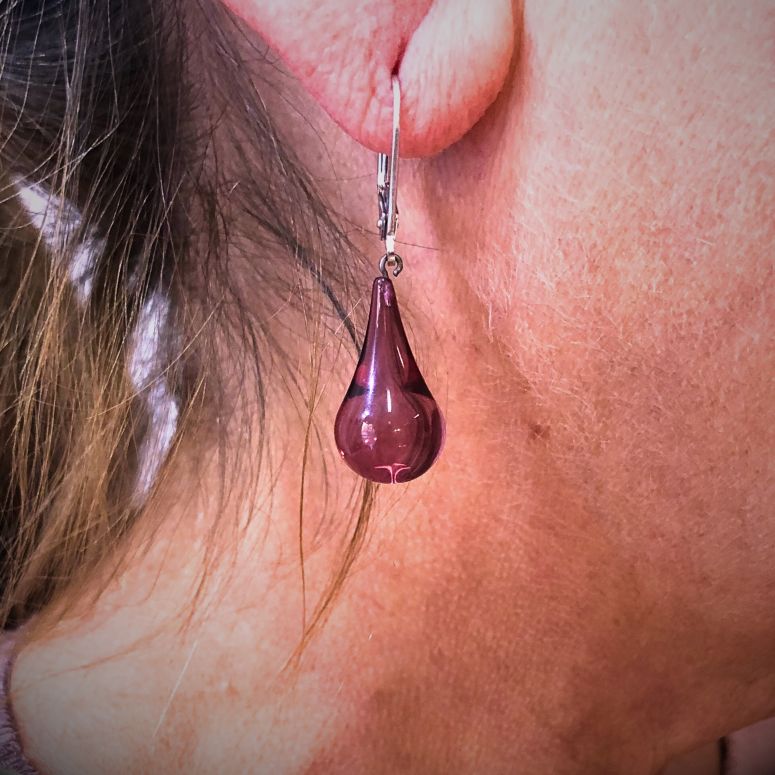 Orecchini Goccia Ampollina