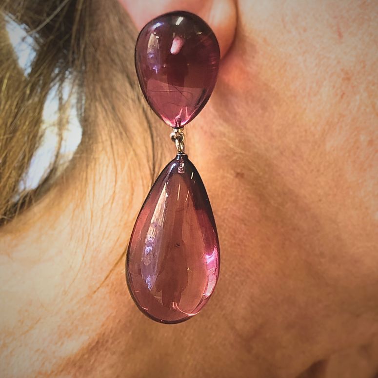 Orecchini plexi gocce doppie