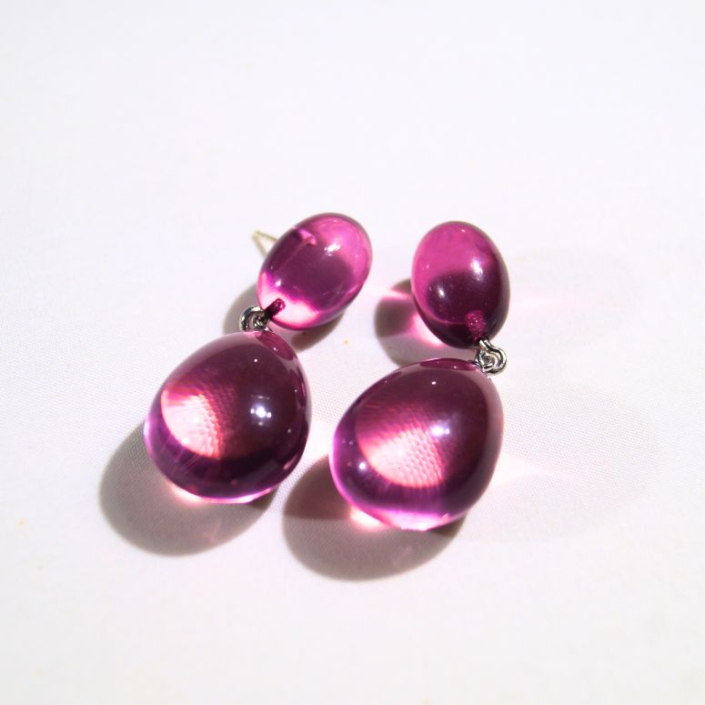 orecchini goccia oliva