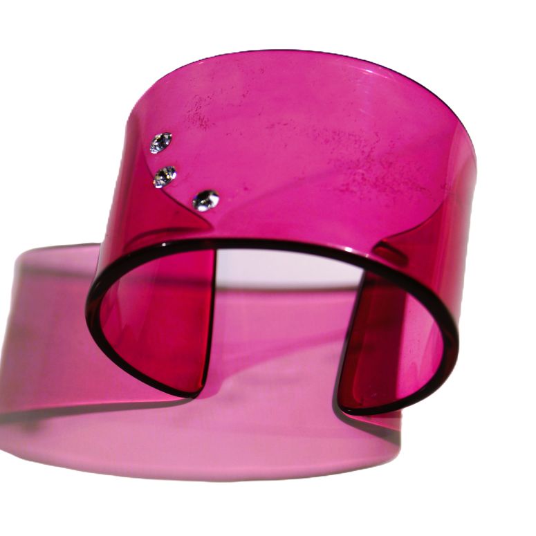 Bracciale cuff polsino vinaccia