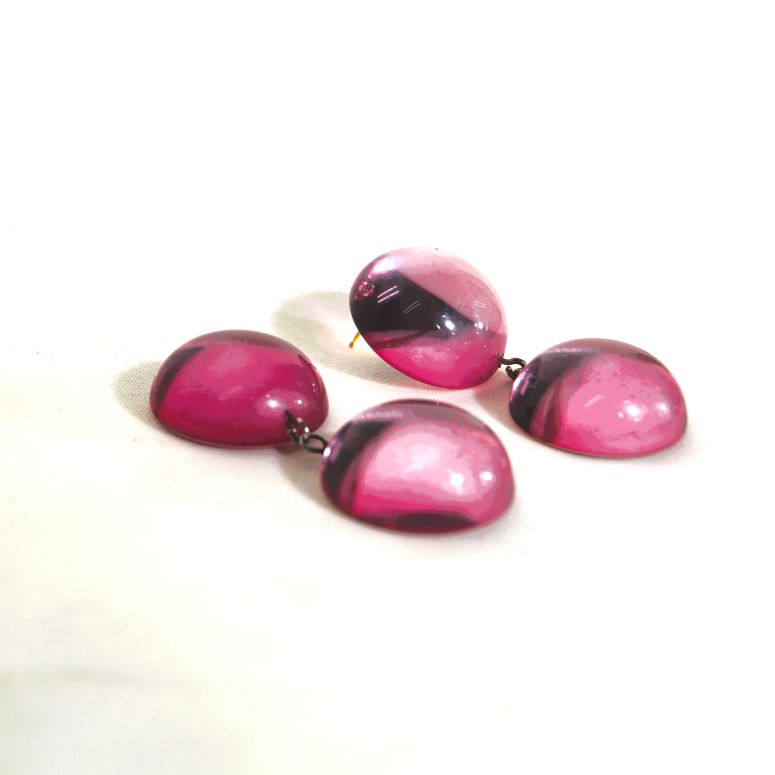 Orecchini Doppio Cabochon