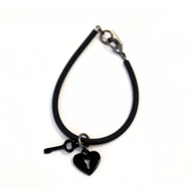 Bracciale uomo chiave del cuore