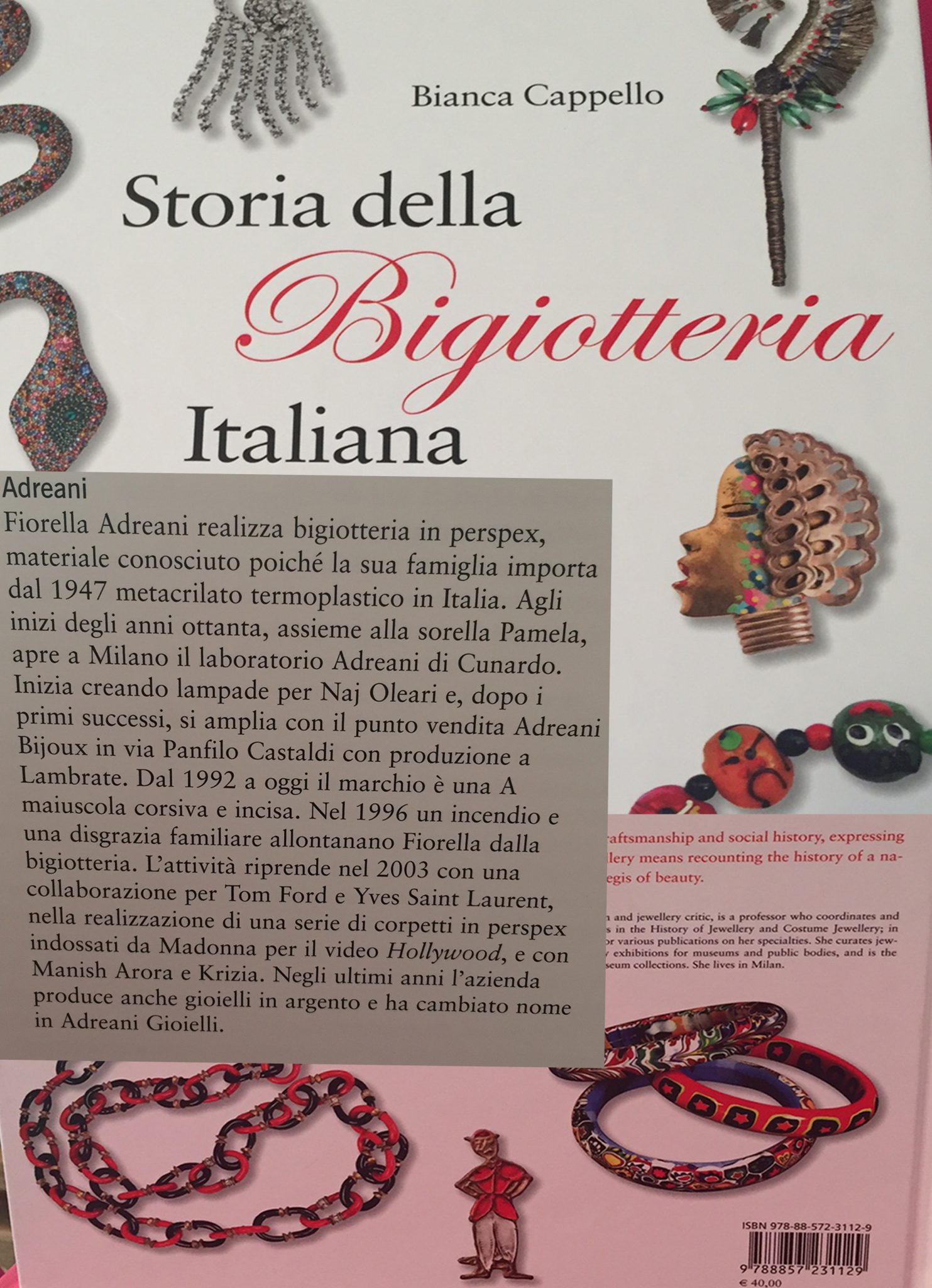 STORIA BIGIOTTERIA ITALIANA ADREANI GIOIELLI